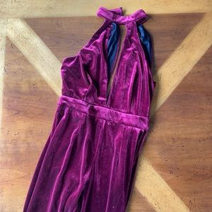 Sunset + Spring Velvet Jumpsuit